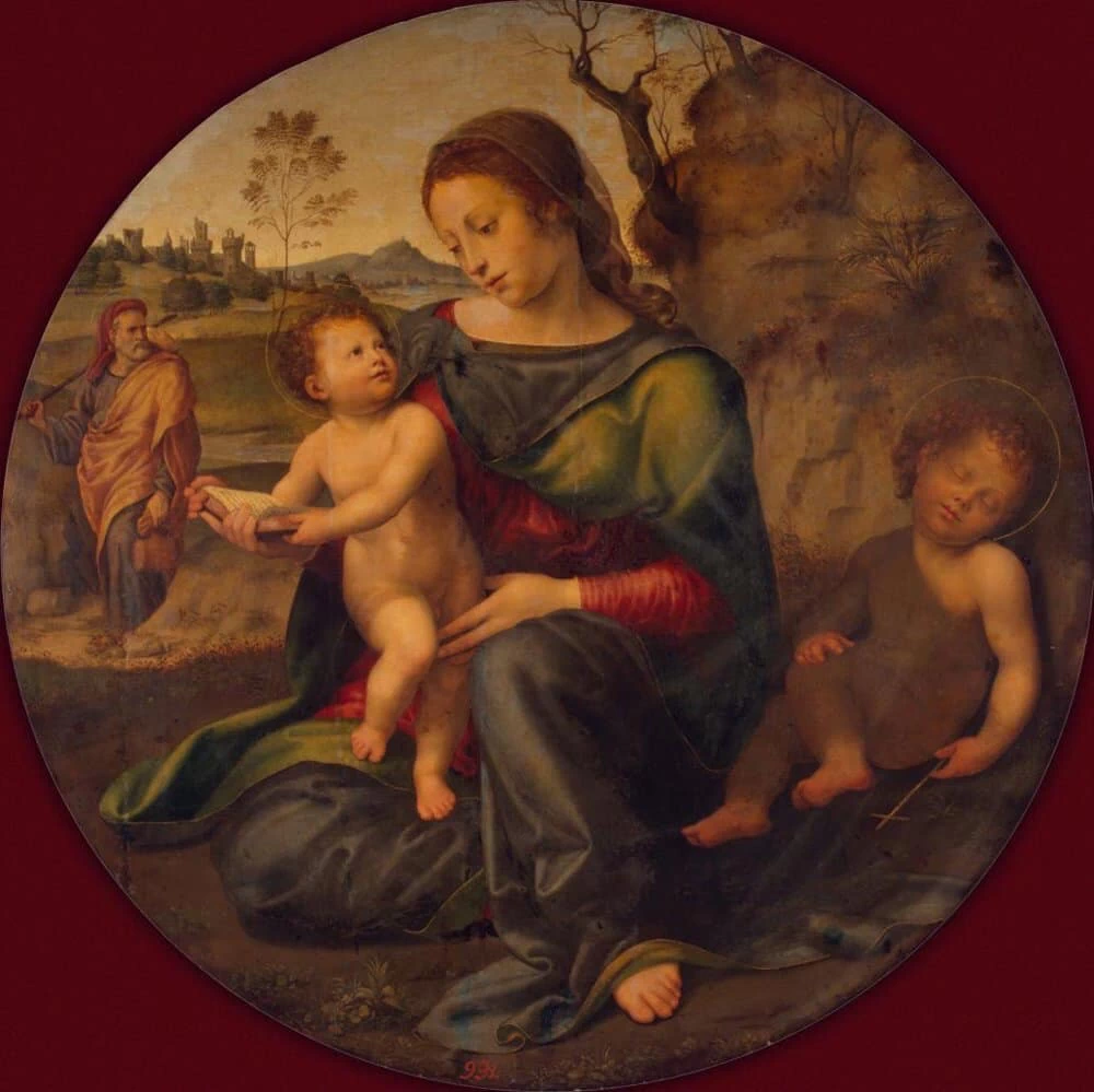 Sacra Famiglia con Giovannino dormiente - Hermitage